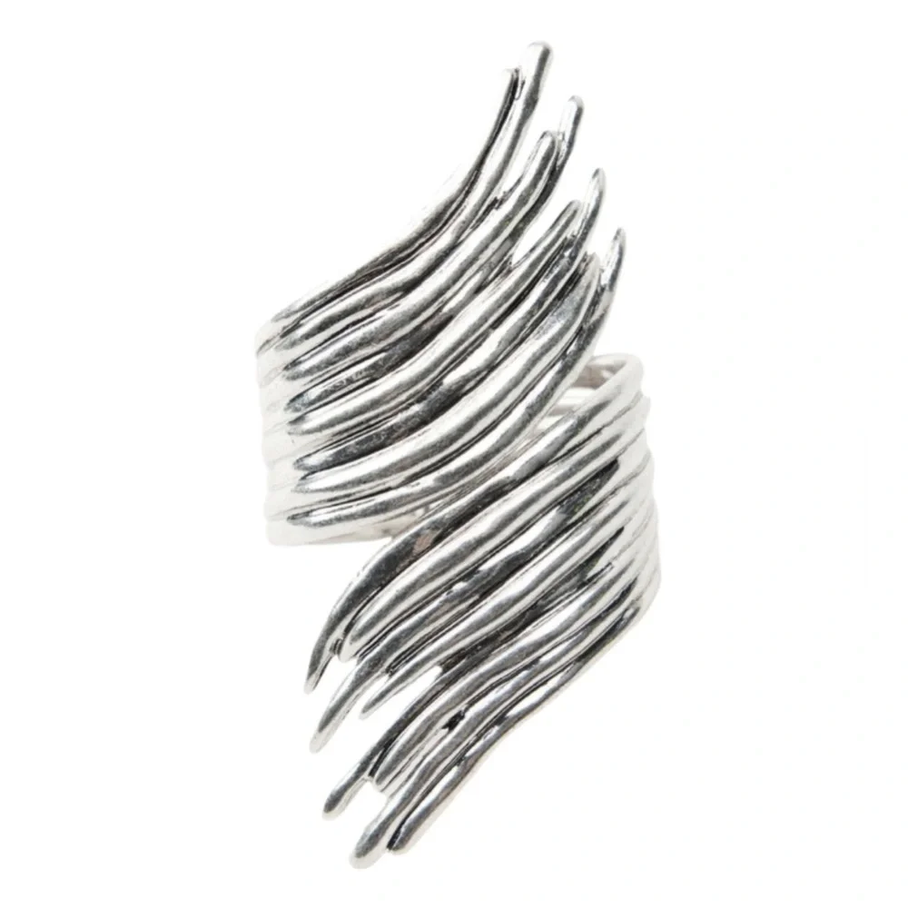 Zara Silver‎ Zinc Metal Trinny Tiffany Style Zinc Steel Bracelet Cuff Fairy